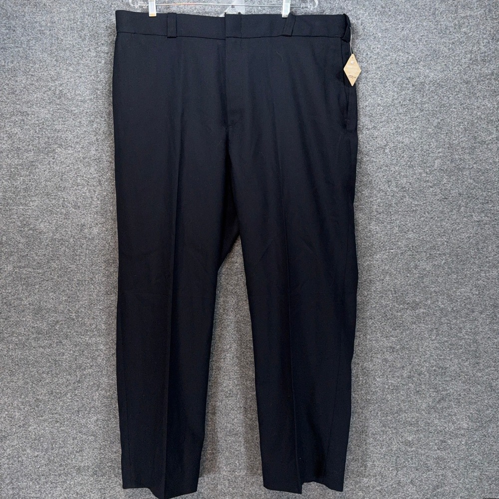 Flying Cross Uniform Pants Mens 42x30 Navy Blue Supercrease Wool Blend NEW